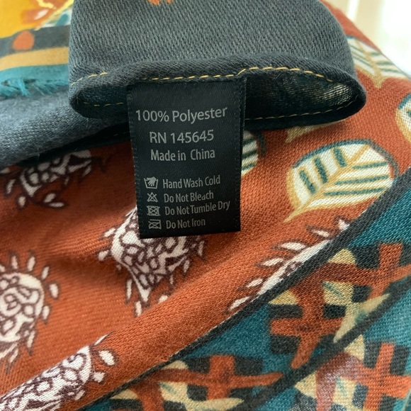 Patchwork Foil Oblong Scarf - Picture 7 of 10